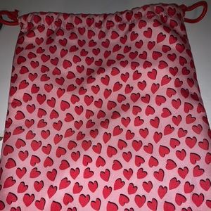 Heart Drawstring Ipsy Glam Bag